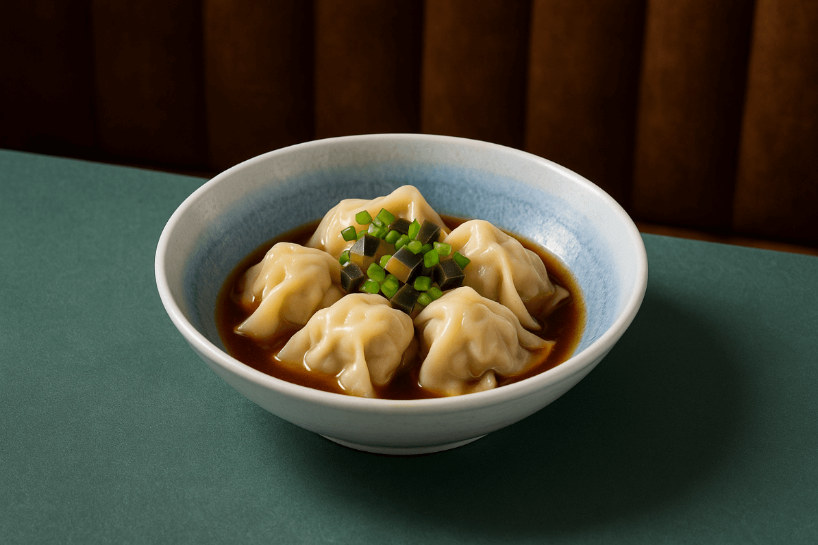 [图片：皮蛋猪肉馄饨]